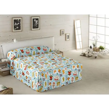 EDREDON TEJIDOS EL MUNDO PIRATA