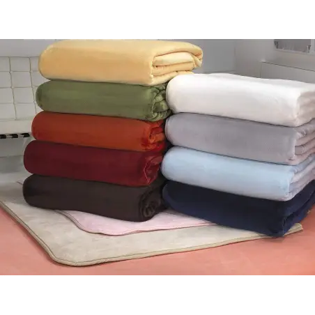 MANTA LISA MORA COLOR