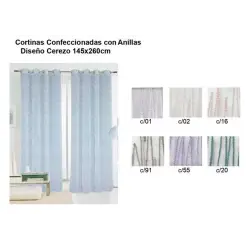 CORTINA TEJIDOS EL MUNDO CHERRY