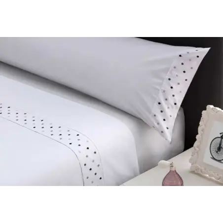 JUEGO DE SÁBANAS TEJIDOS EL MUNDO TOPOS