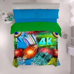 CAPA DE EDREDÃO TEJIDOS EL MUNDO TECH