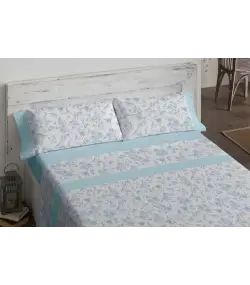 JUEGO DE SÁBANAS BURRITO BLANCO TRI-611