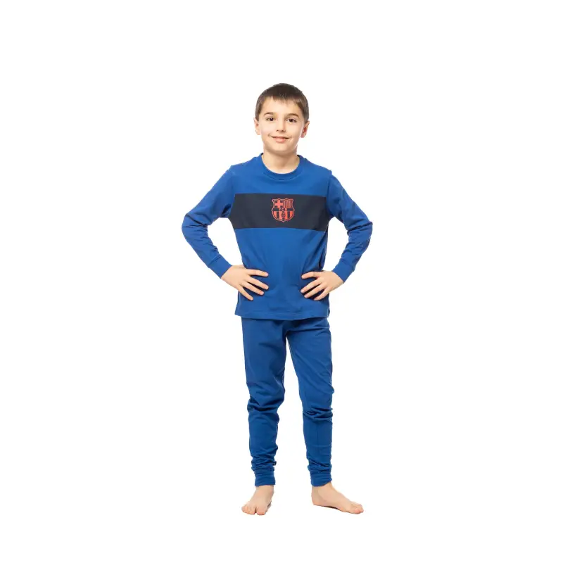 PIJAMA SIMPLES CLUBE DE FUTEBOL BARCELONA