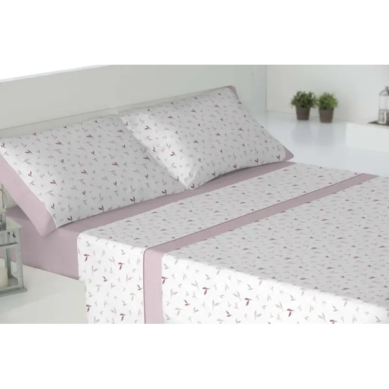 CONJUNTO DE LENÇÓIS TÉRMICOS DE FLANELA AIDA