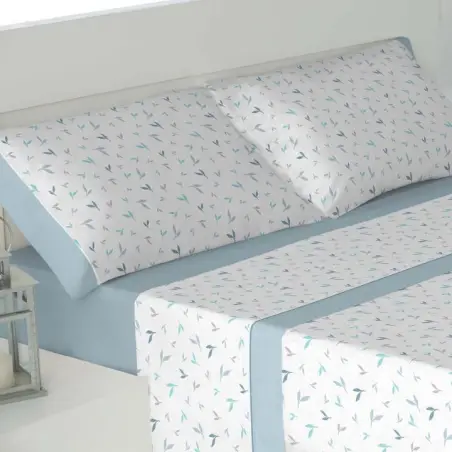 CONJUNTO DE LENÇÓIS TÉRMICOS DE FLANELA AIDA