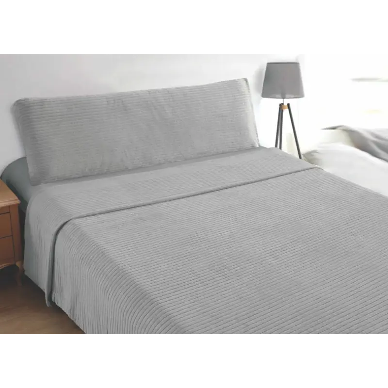 CONJUNTO DE LENÇÓIS TÉRMICOS JAQUARD ÀS RISCAS CORALINA