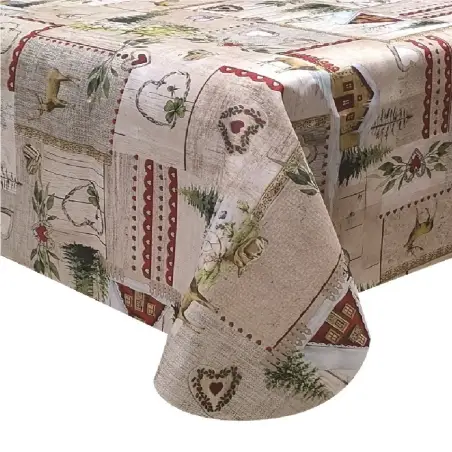 TOALHA DE MESA DE NATAL VEADO