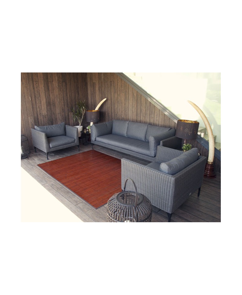 Alfombra bambu silmu gris • AO tienda online alfombras