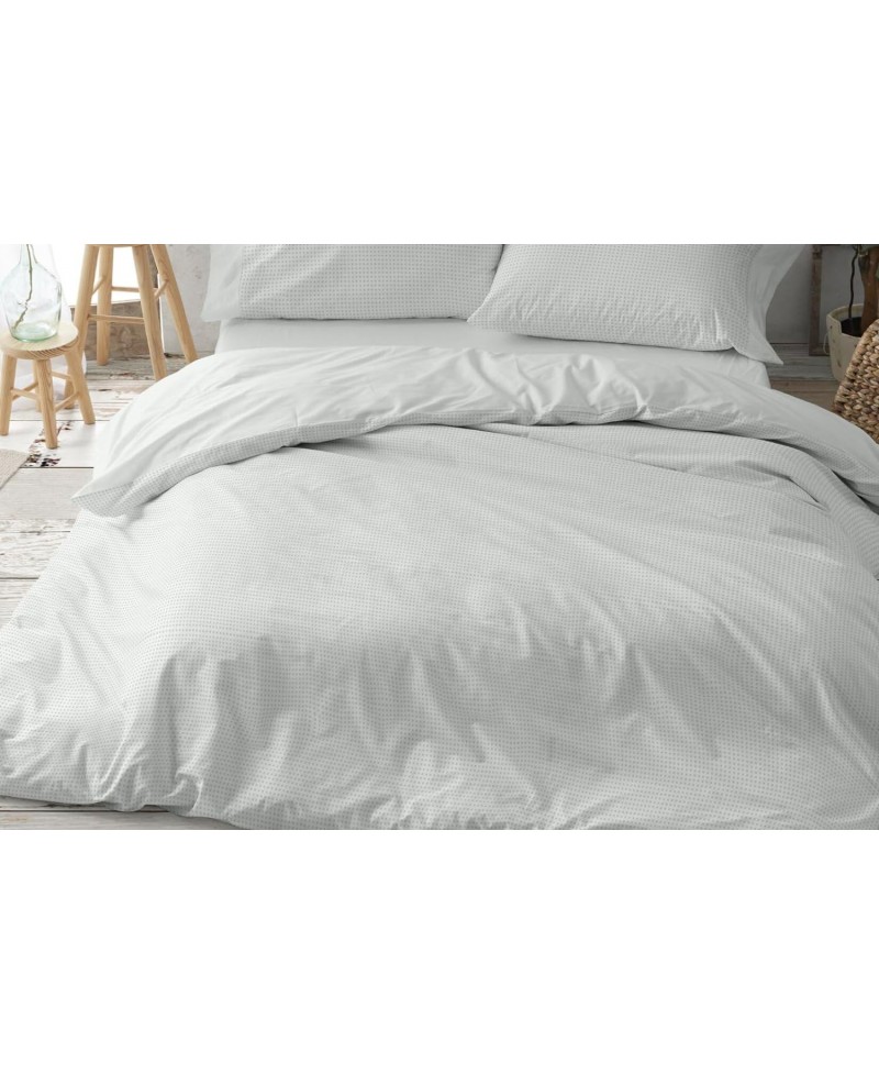 Sábana bajera ajustable lisa Blanco cama 150 cm - 150x190/200 cm, 100%  algodón.