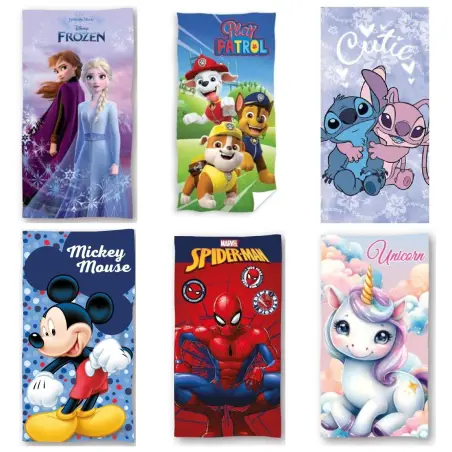 TOALLA DE PLAYA LICENCIAS 100% ALGODÓN