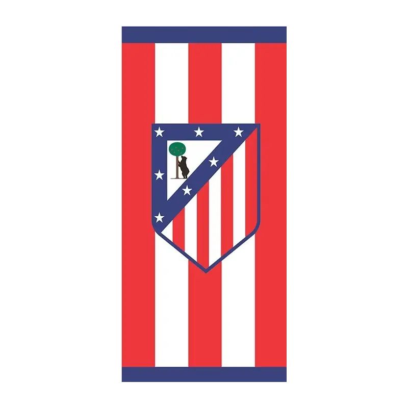 TOALHA DE PRAIA DE ALGODÃO DO ATLÉTICO DE MADRID