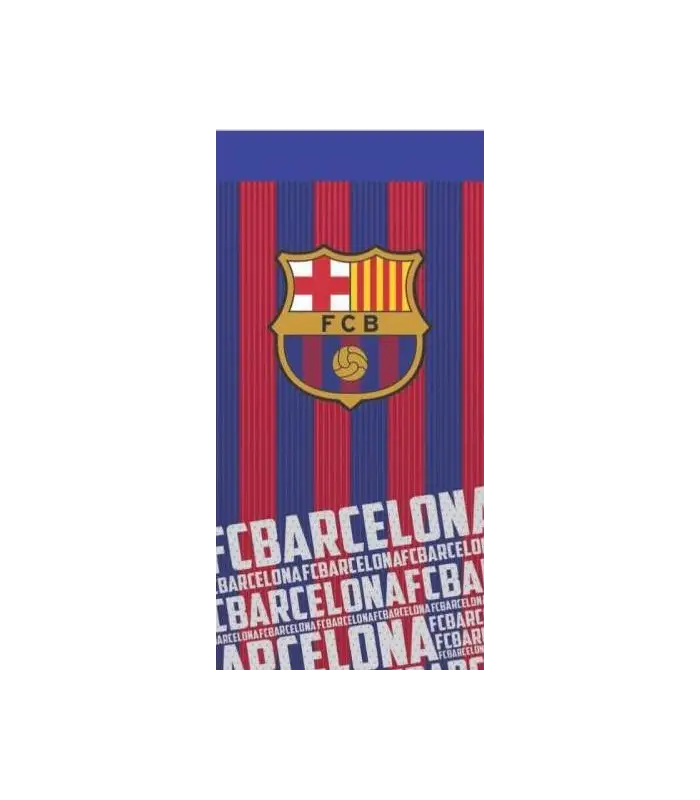 TOALHA DE PRAIA DE ALGODÃO DO FC BARCELONA