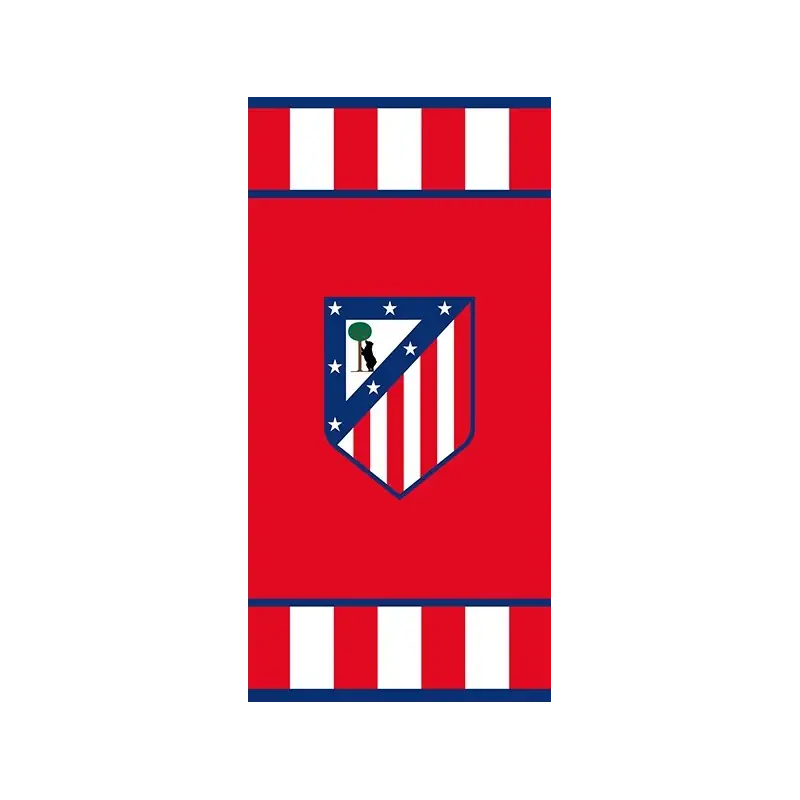 TOALHA DE PRAIA DE ALGODÃO DO ATLÉTICO DE MADRID