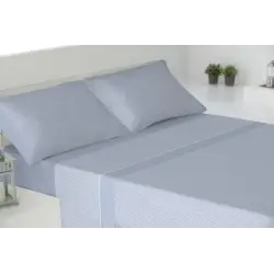 CONJUNTO DE ROUPA DE CAMA AZUL-MARINHO
