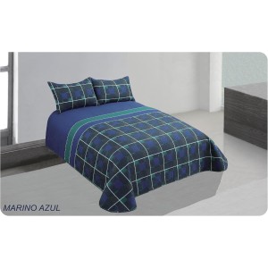 COLCHA BOUTI REVERSIBLE MARINO